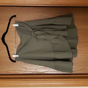 Vero Moda Green Wrap Skirt